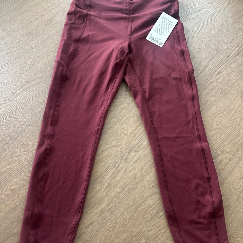 Maroon Leggings